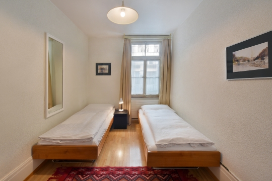 Economy Doppelzimmer mit privatem Bad auf der Etage